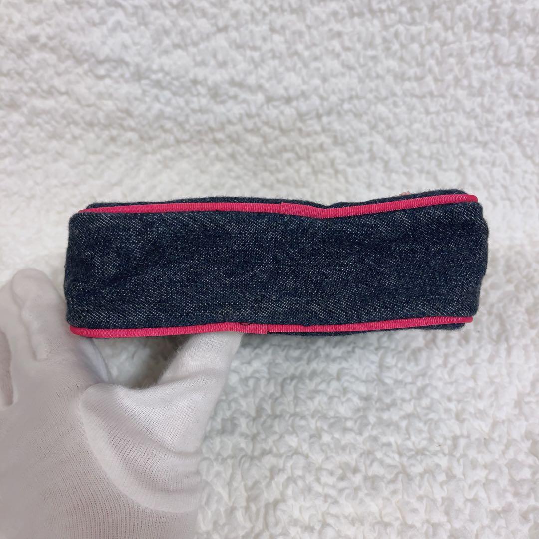 希少　ハローキティ　サンリオ　デニム　手帳　ケース　ポーチ　未使用