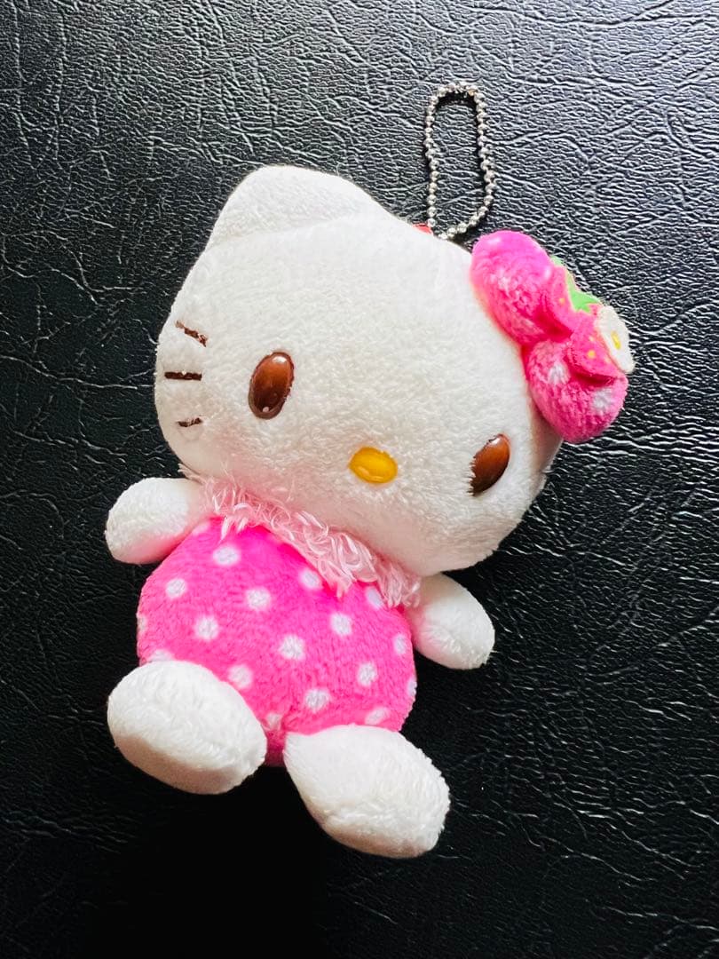 レア／Hello kittyストラップ＋キーホルダー×5点セット