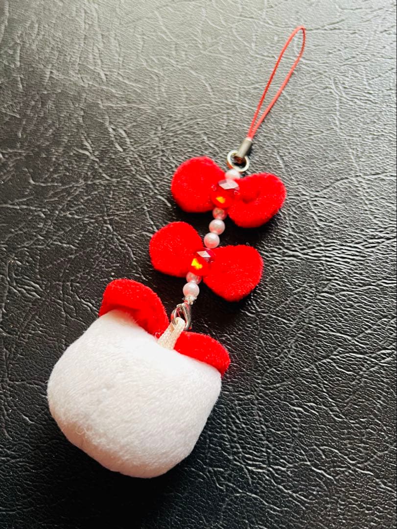 レア／Hello kittyストラップ＋キーホルダー×5点セット