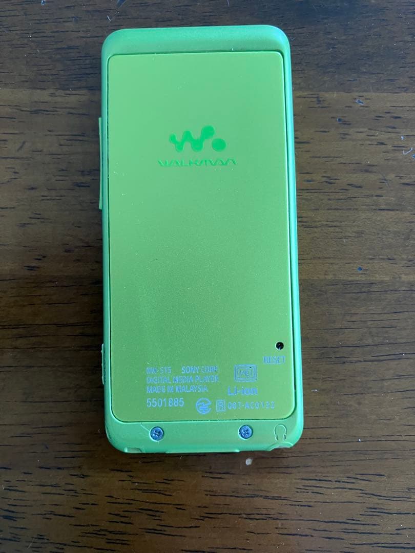 SONY ウォークマン NW-S15 (16GB)ライムグリーン