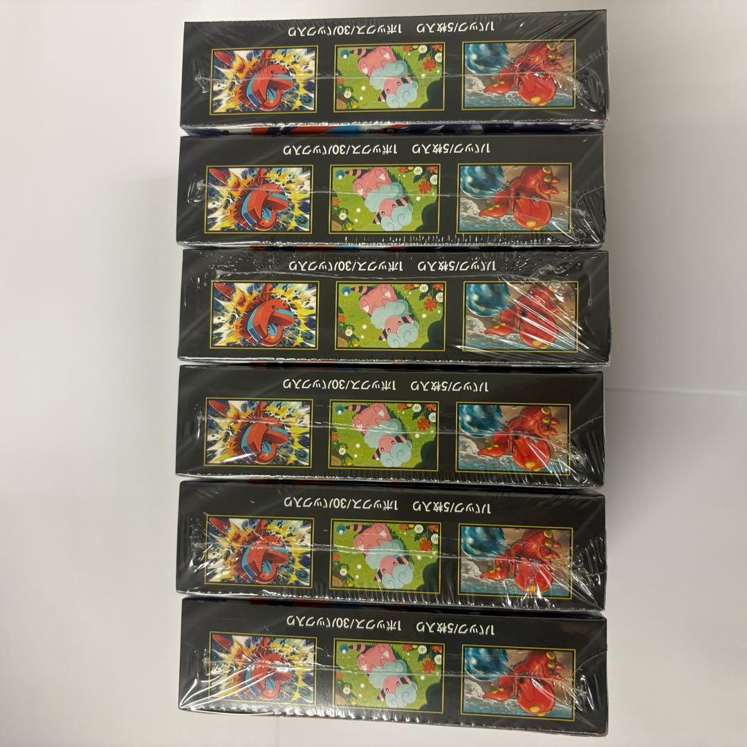 ポケモンカードニンジャスピナー6BOXシュリンク付き