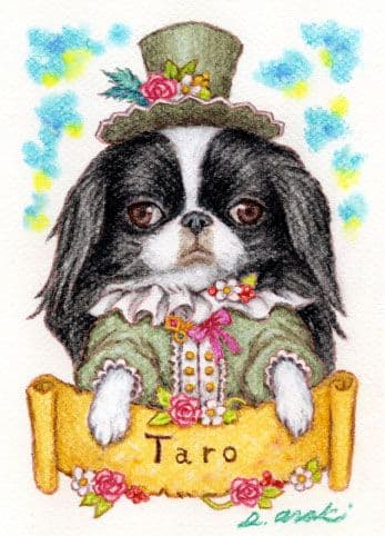 【ペット画ミニサイズ】オーダー制作　犬　猫　動物