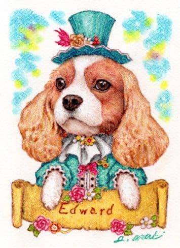 【ペット画ミニサイズ】オーダー制作　犬　猫　動物