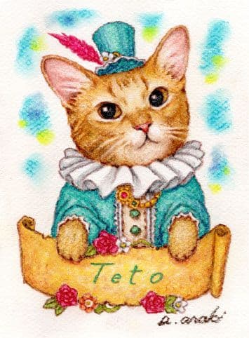 【ペット画ミニサイズ】オーダー制作　犬　猫　動物