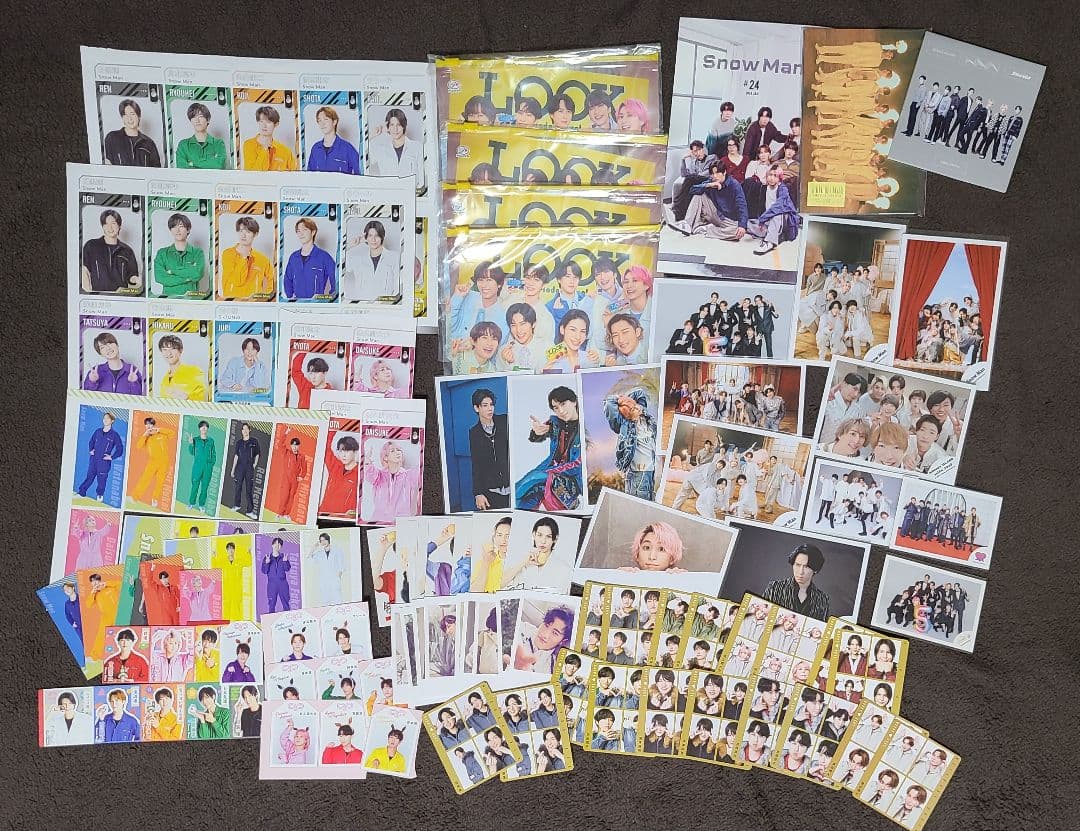 Man ステッカー クリアファイル 公式写真 特典 まとめ売り セット