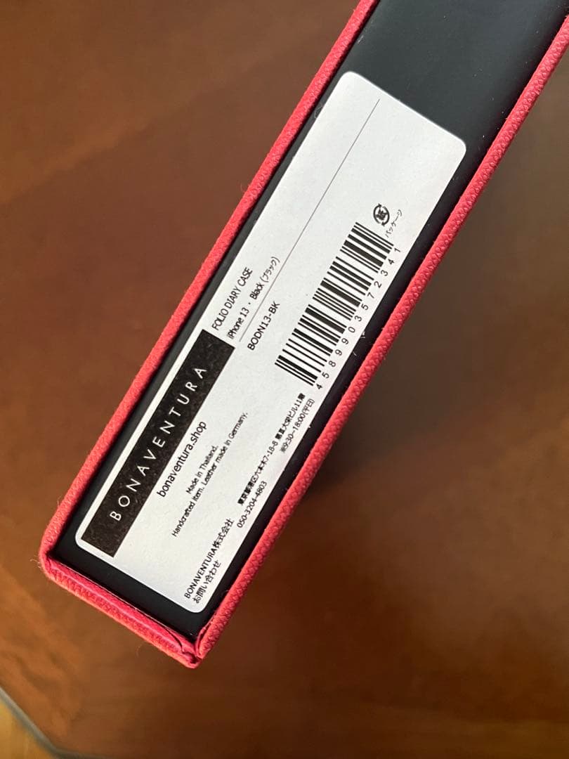 BONAVENTURA iPhone 13 ケース ブラック