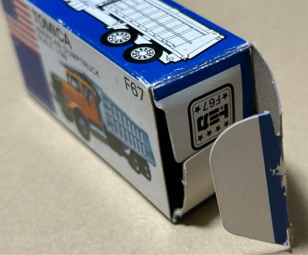 トミカ 青箱 アメリカン ダンプトラック