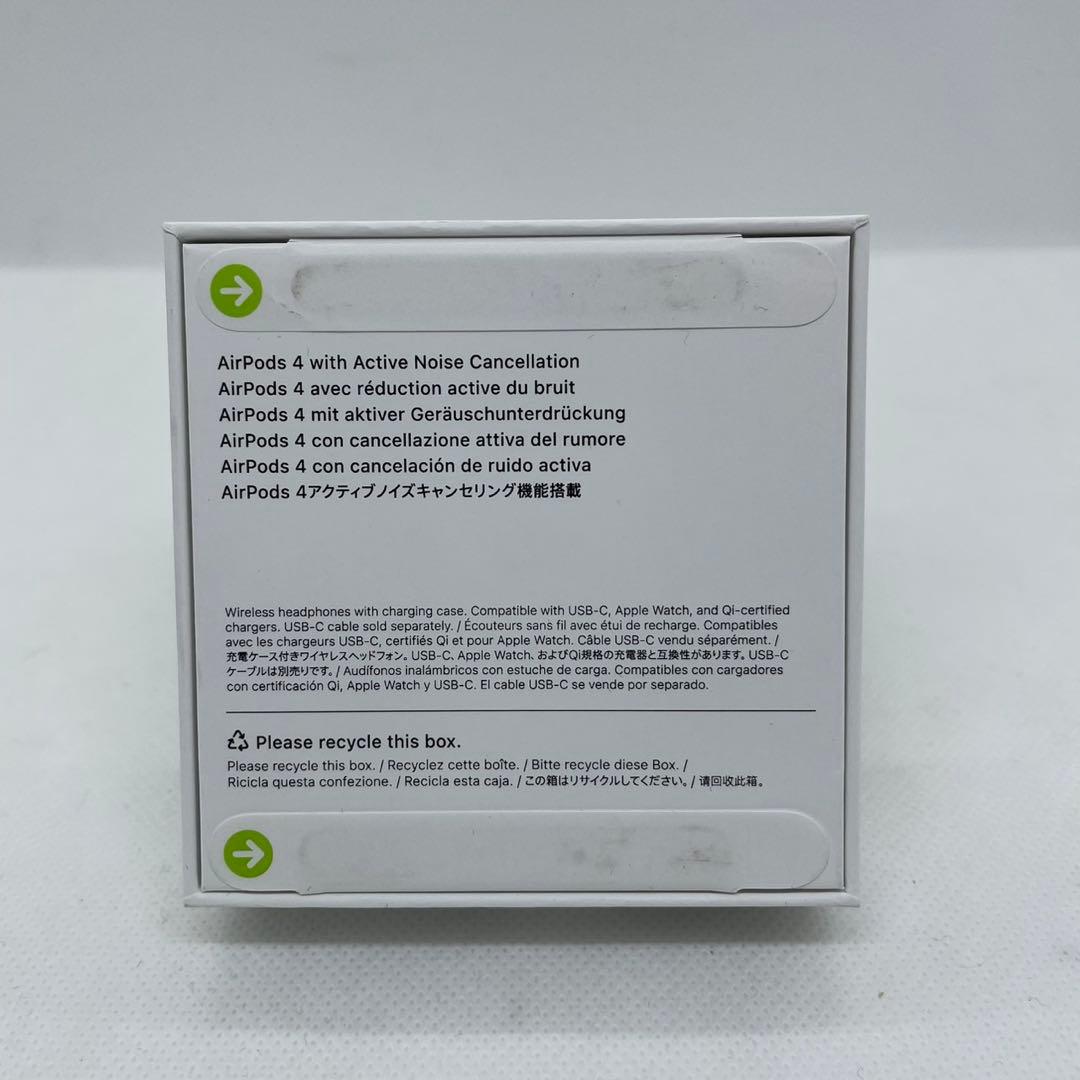 Apple AirPods（第4世代） ノイズキャンセリング機能搭載　新品未使用