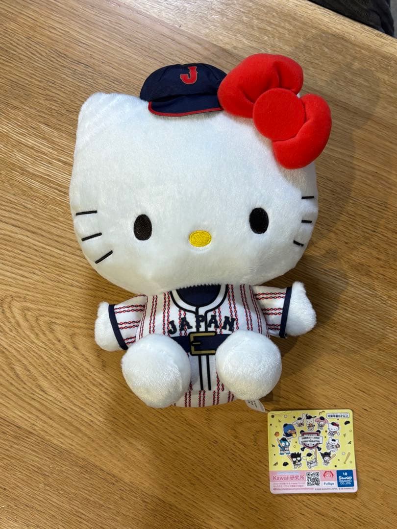 侍ジャパン×サンリオキャラクターズ　野球日本代表「侍ジャパン」BIGぬいぐるみ