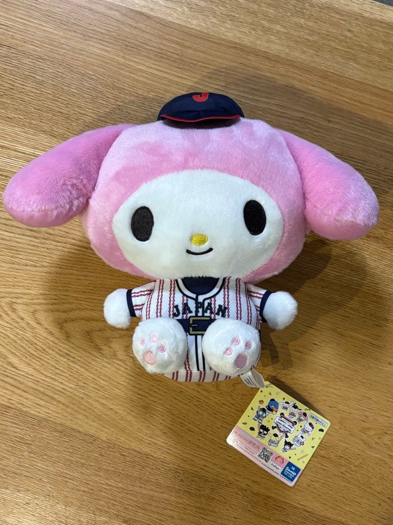 侍ジャパン×サンリオキャラクターズ　野球日本代表「侍ジャパン」BIGぬいぐるみ