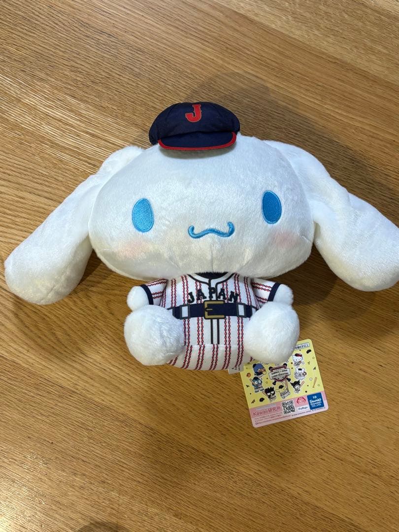 侍ジャパン×サンリオキャラクターズ　野球日本代表「侍ジャパン」BIGぬいぐるみ
