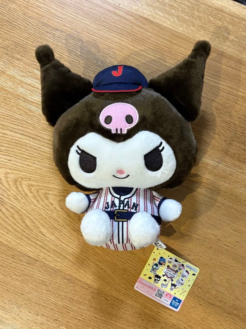 侍ジャパン×サンリオキャラクターズ　野球日本代表「侍ジャパン」BIGぬいぐるみ