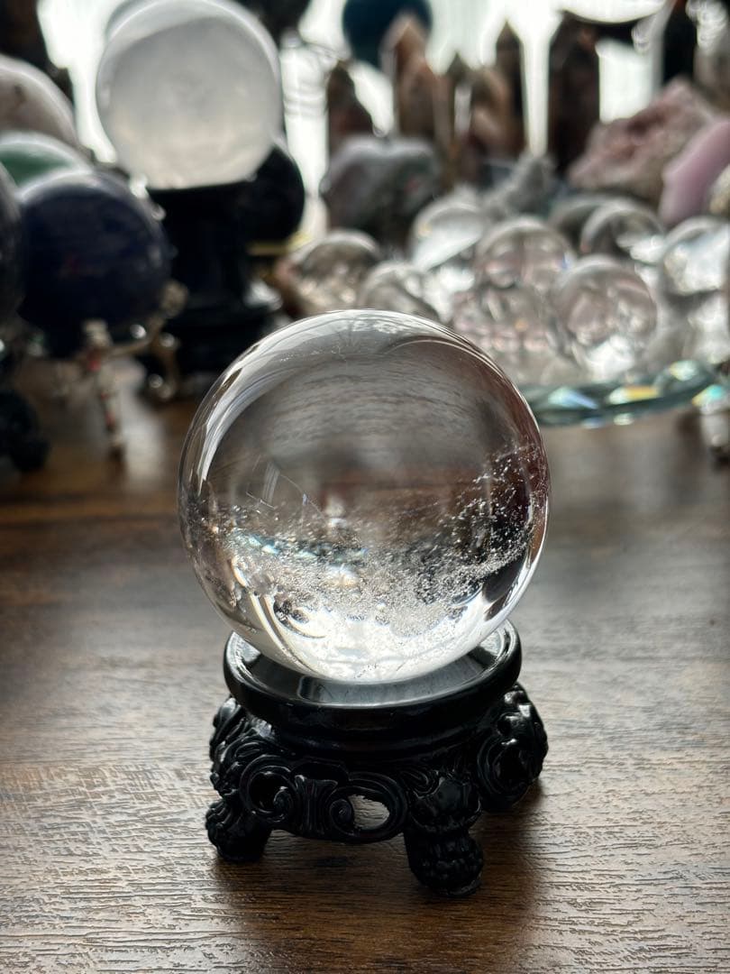 水晶＊クリアクリスタル＊5.9cmスフィア＊パワーストーン天然石