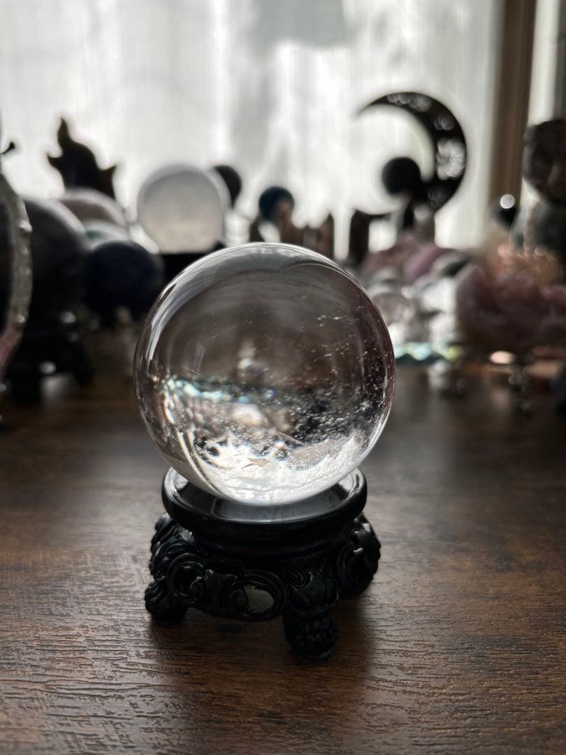 水晶＊クリアクリスタル＊5.9cmスフィア＊パワーストーン天然石