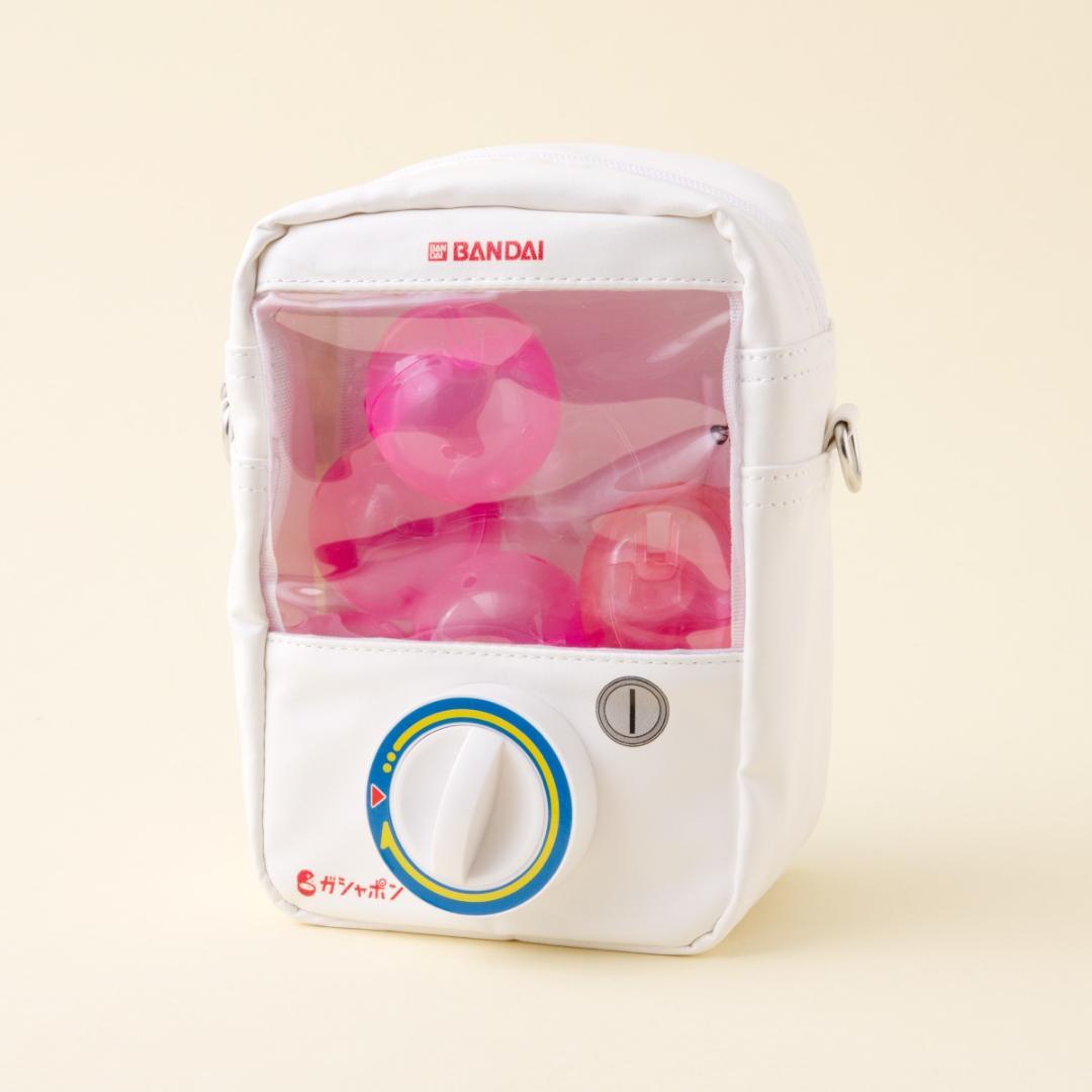 ガシャポンショルダーバッグ 水色 BANDAI ガシャポンオンライン 未開封