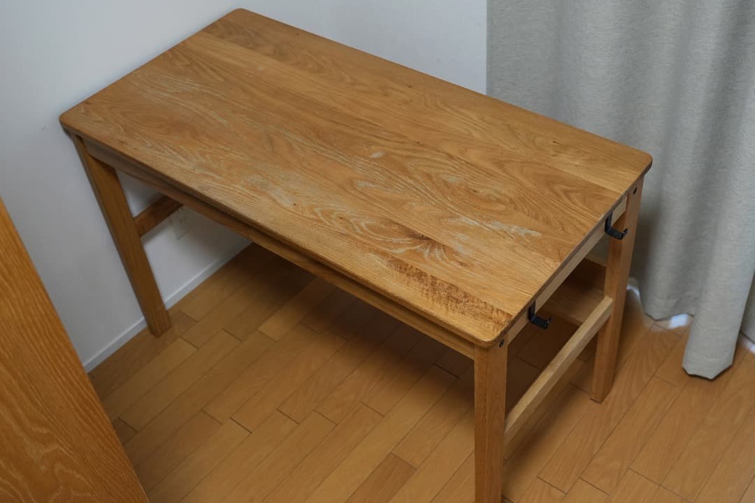 無印良品 木製デスク オーク材