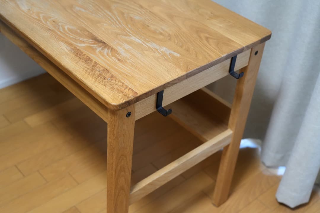 無印良品 木製デスク オーク材