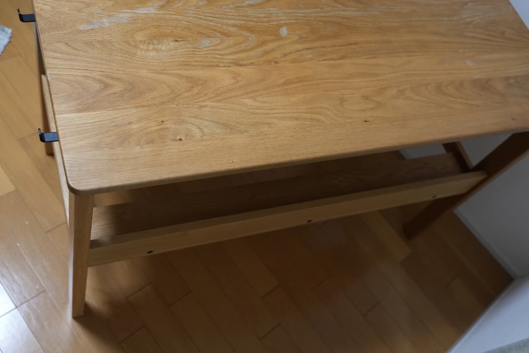 無印良品 木製デスク オーク材