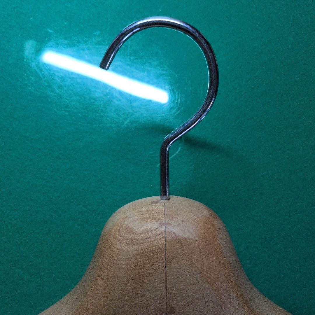 【厚55mm】日本工業 最高級木製ハンガー 42cm 型番1205 中田工芸