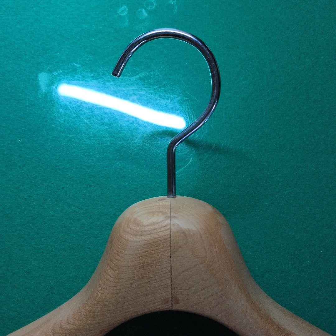 【厚55mm】日本工業 最高級木製ハンガー 42cm 型番1205 中田工芸