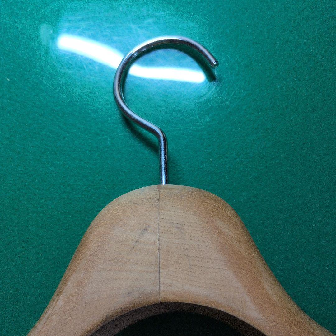 【厚55mm】日本工業 最高級木製ハンガー 42cm 型番1205 中田工芸