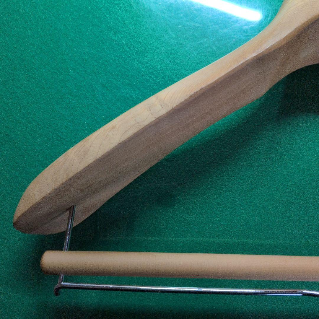 【厚55mm】日本工業 最高級木製ハンガー 42cm 型番1205 中田工芸