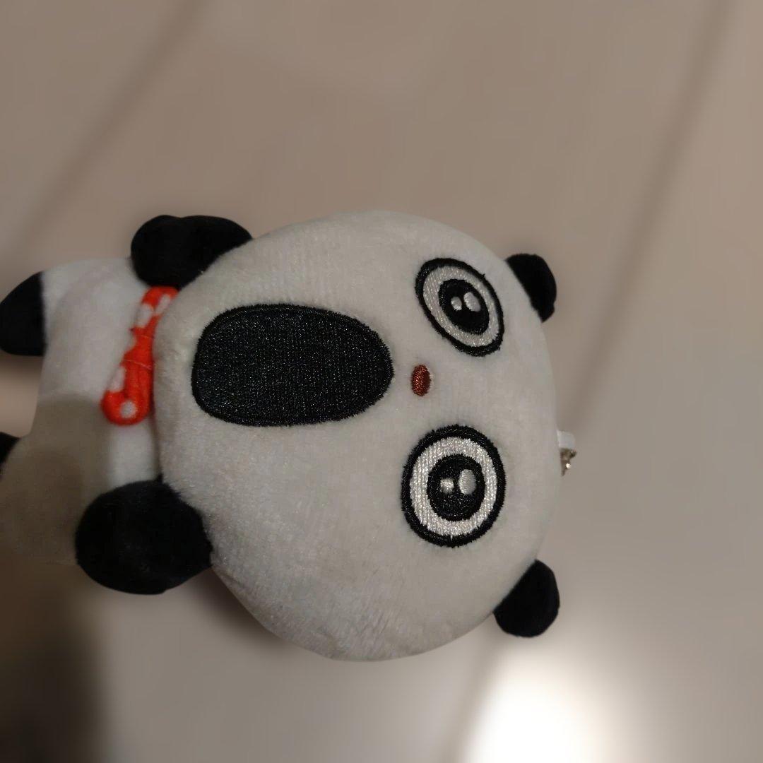 ごきげんぱんだ　にしむらゆうじ　カバンに付けられるぬいぐるみ　キーホルダー