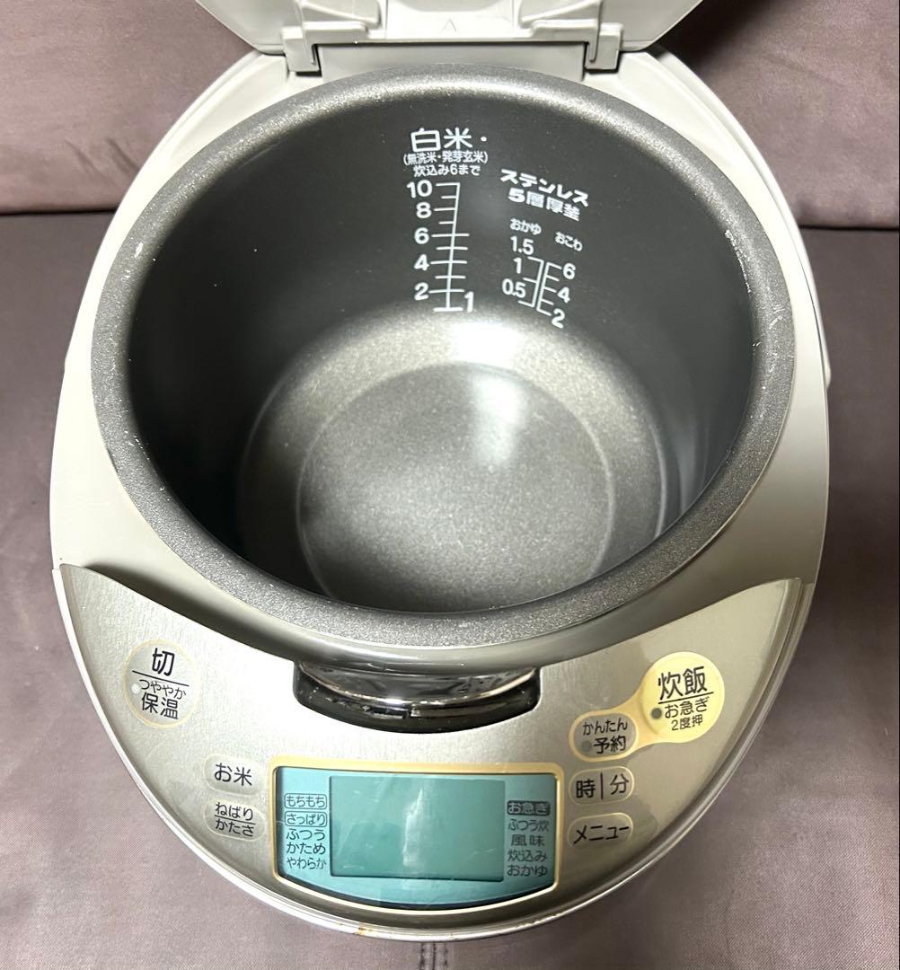【動作確認済】　三菱　10合炊き　1.8L　IH炊飯器　IHジャー　炊飯ジャー