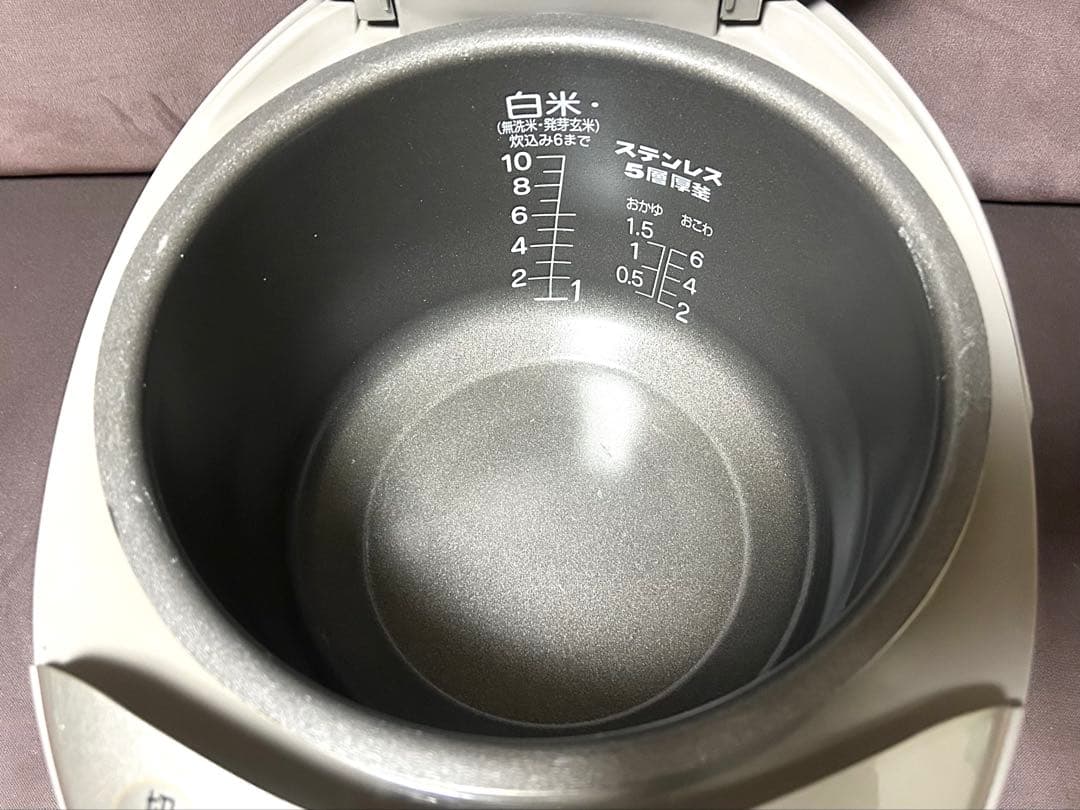 【動作確認済】　三菱　10合炊き　1.8L　IH炊飯器　IHジャー　炊飯ジャー