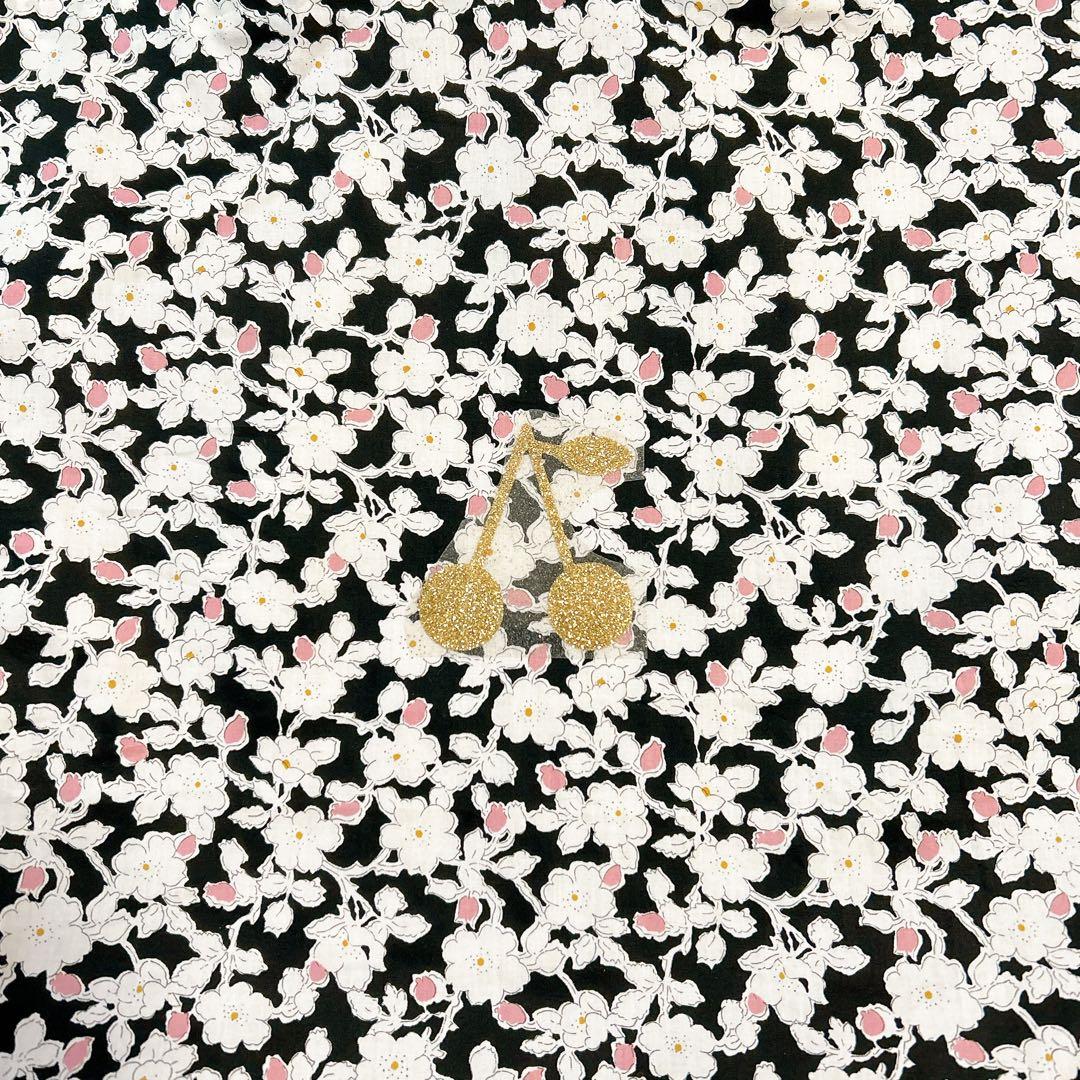 【Bonpoint起用柄】リバティ　レッスンバッグ　手提げ　入園入学　シャネル