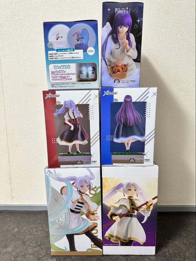 【豪華6点セット】葬送のフリーレン フィギュア & ルームライト まとめ売り