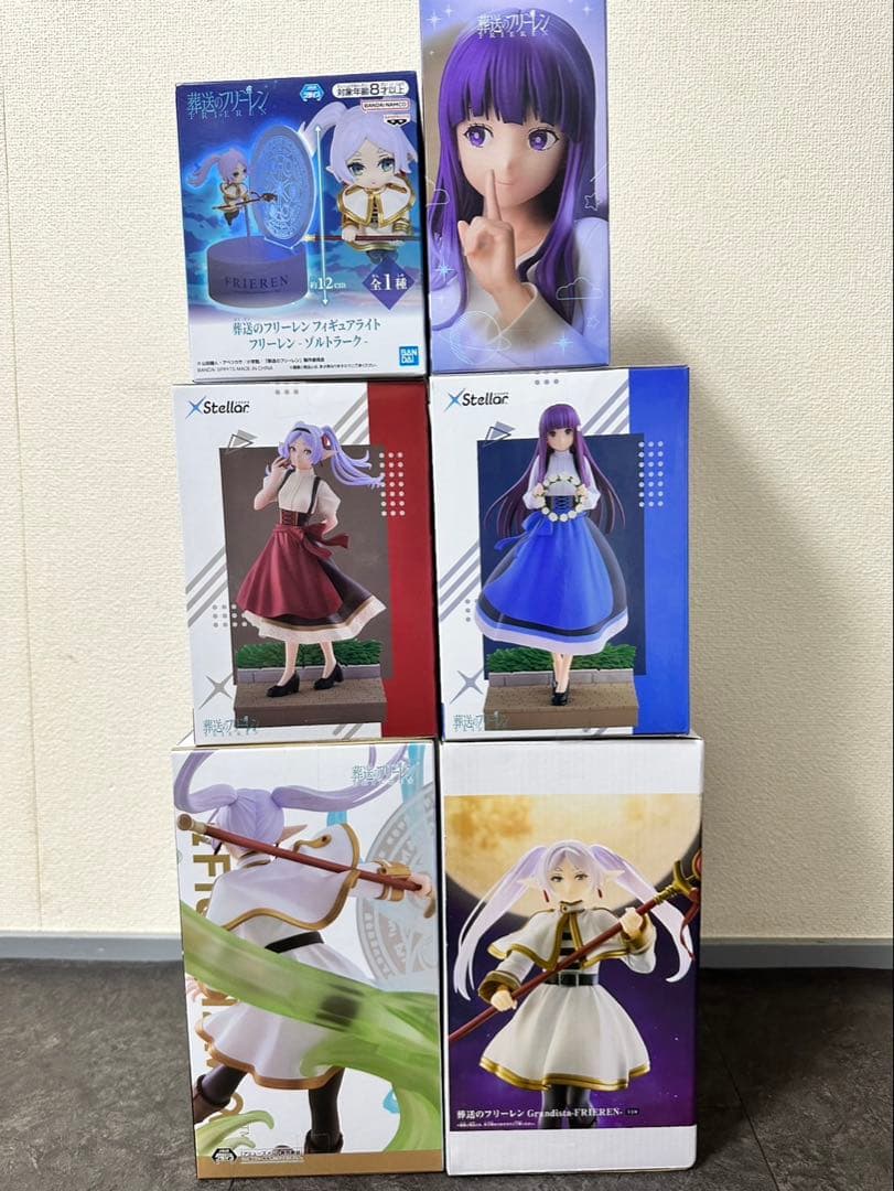 【豪華6点セット】葬送のフリーレン フィギュア & ルームライト まとめ売り