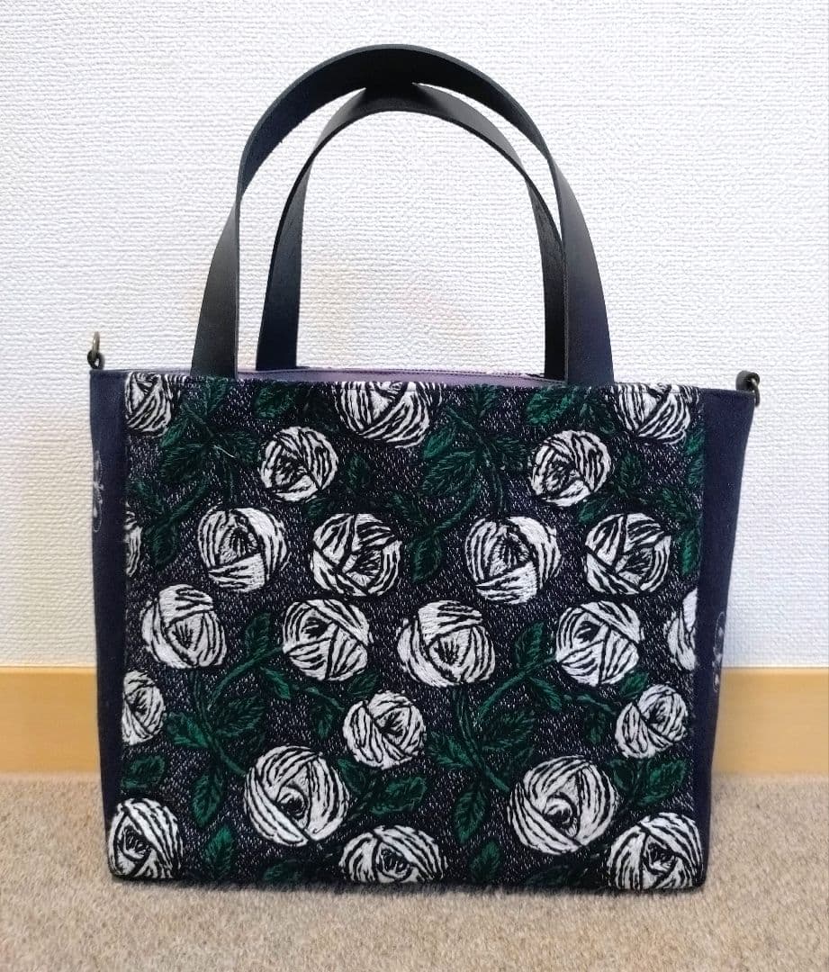 ミナペルホネントートバッグ 全面ミナペルホネン生地ハンドメイド