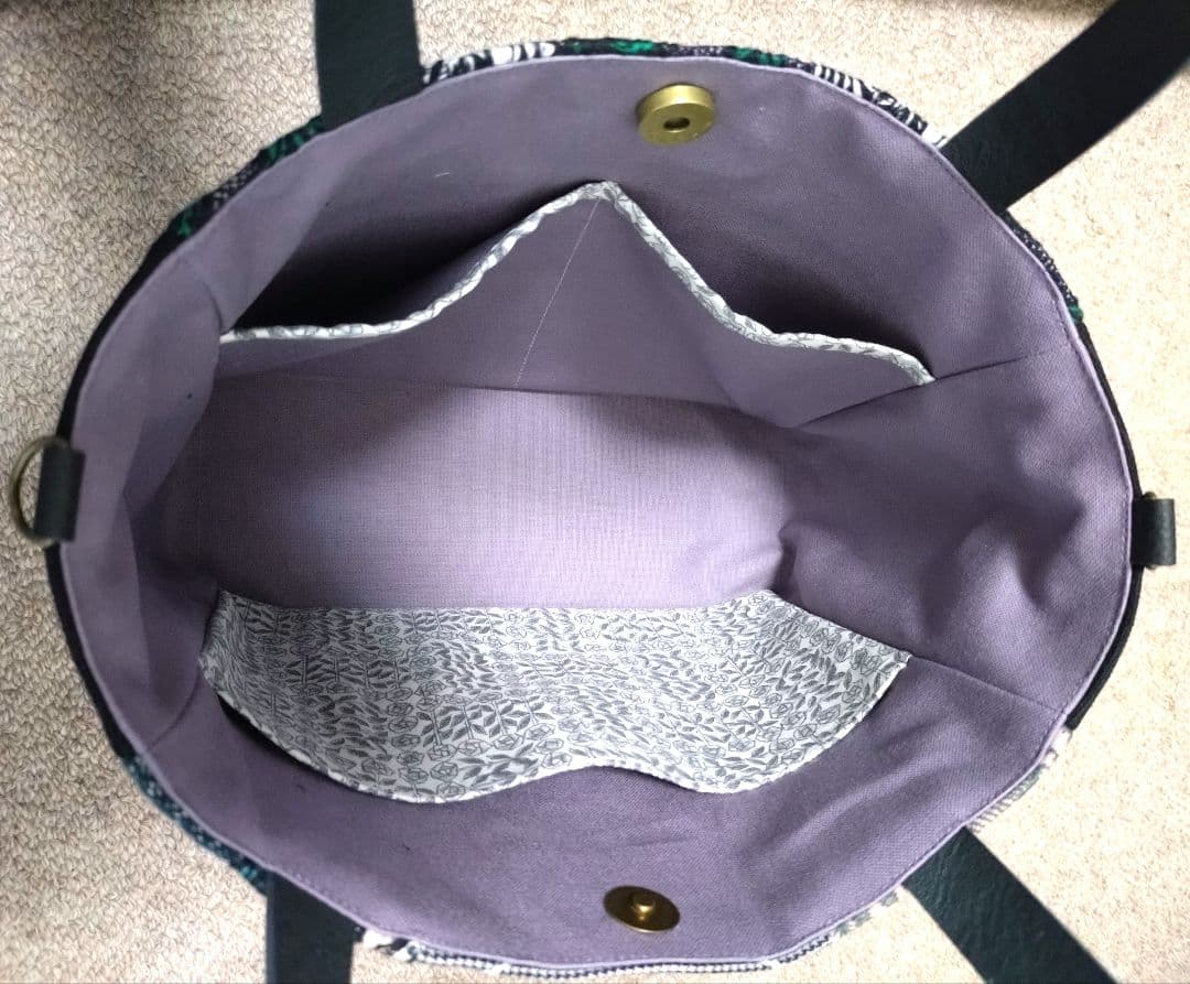 ミナペルホネントートバッグ 全面ミナペルホネン生地ハンドメイド