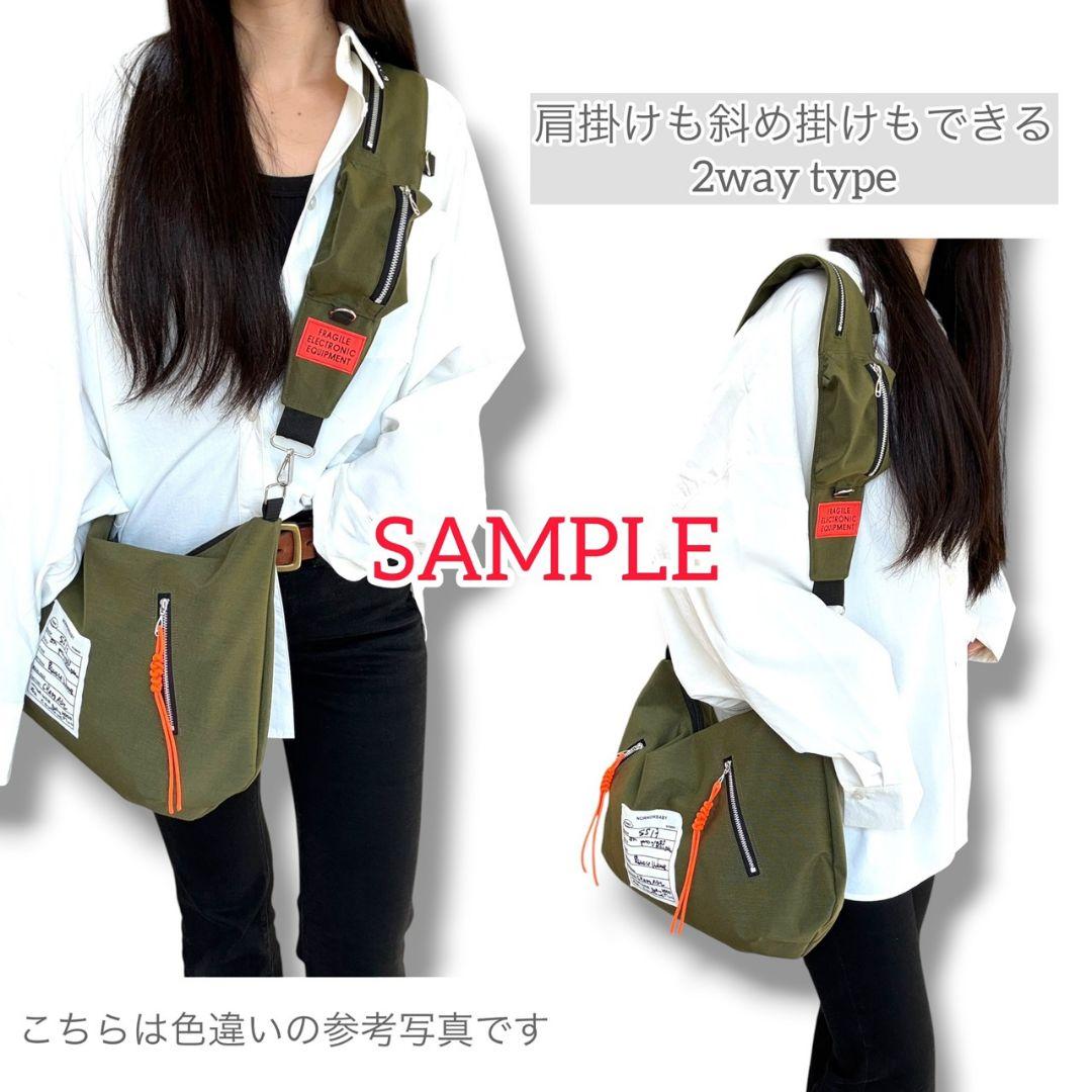 Pocket shoulder Accent Bag／コーデュラブラック