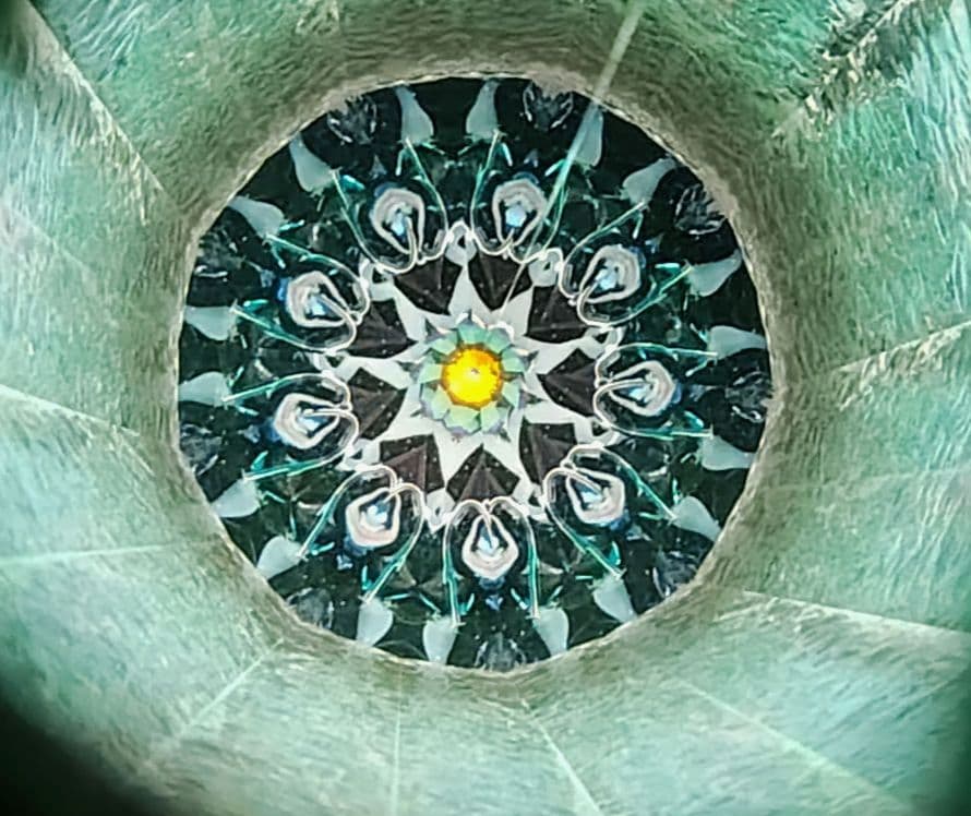 万華鏡★佐々木茉友★氷雨★オイル★作家 カレイドスコープ