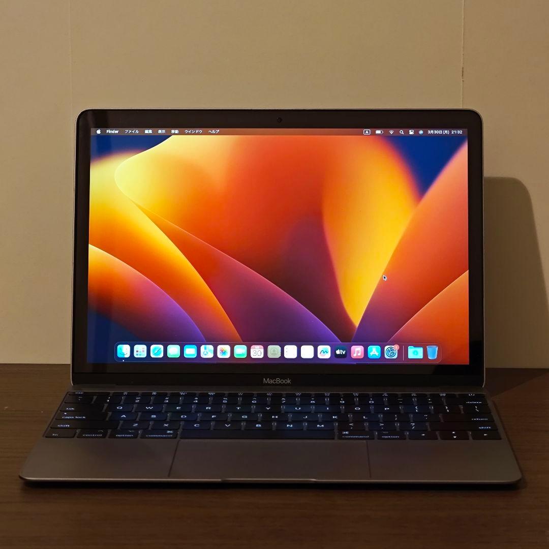 美品！ MacBook 12インチ 2017 i7/16GB/512GB US