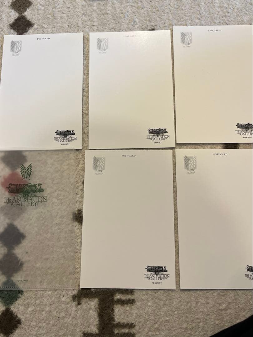 進撃の巨人 ポストカード セット(エレンなし)