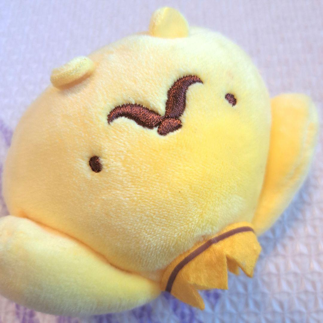 ポムポムプリン　もちもちコロコロ　王冠付き　おひげ　ぬいぐるみ　髭　ストラップ