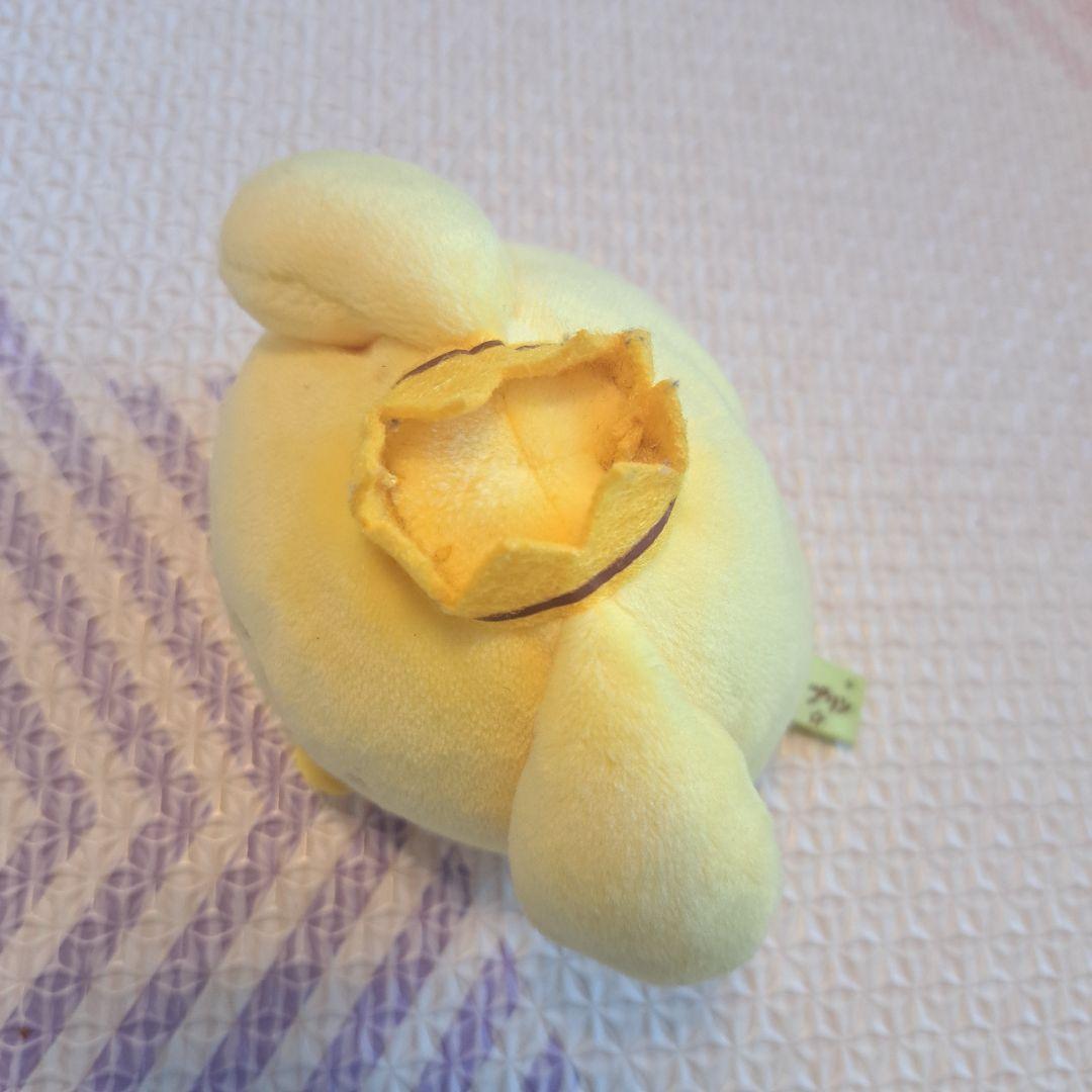 ポムポムプリン　もちもちコロコロ　王冠付き　おひげ　ぬいぐるみ　髭　ストラップ