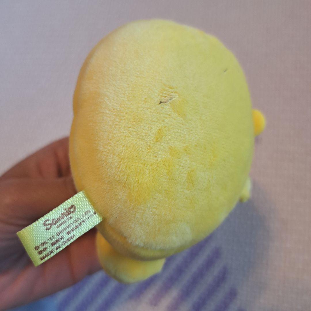 ポムポムプリン　もちもちコロコロ　王冠付き　おひげ　ぬいぐるみ　髭　ストラップ