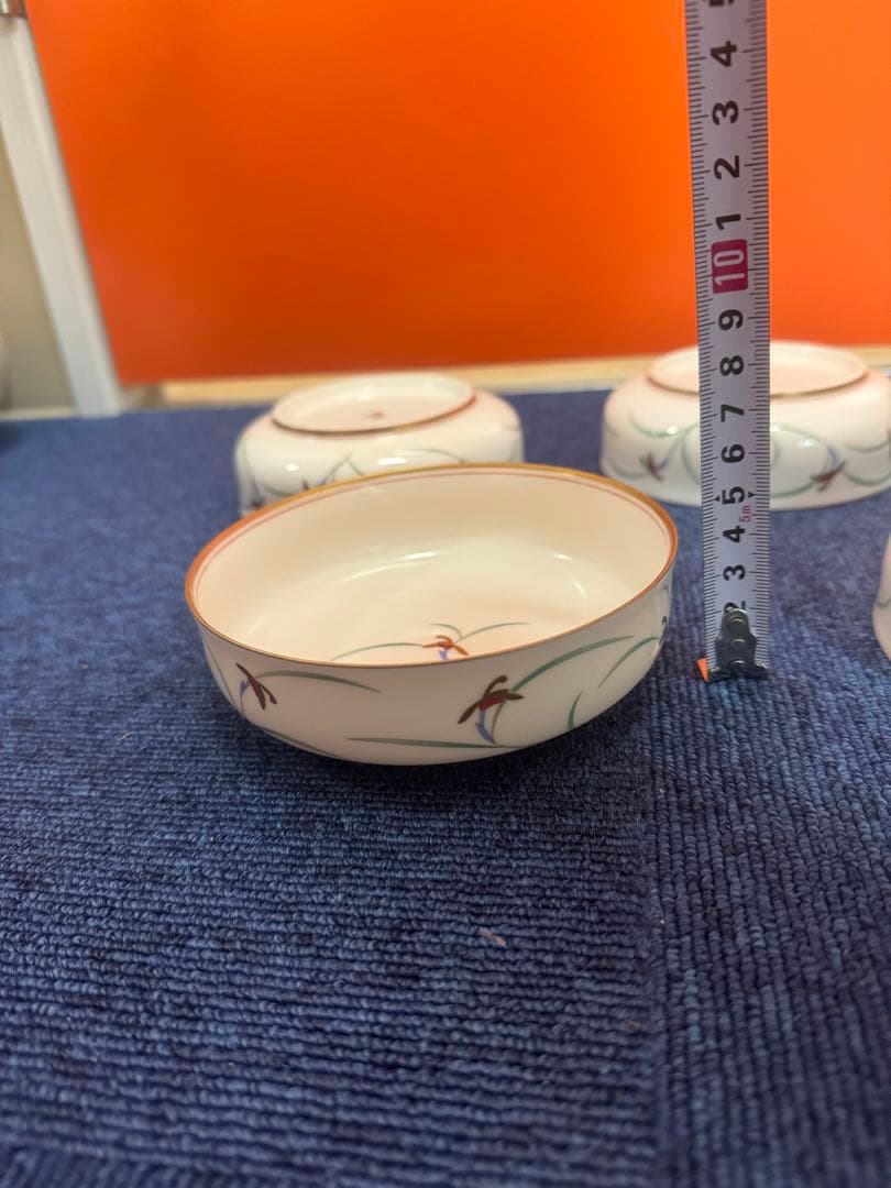 1703 香蘭社　リンドフィールド　小鉢　5客　金彩　未使用