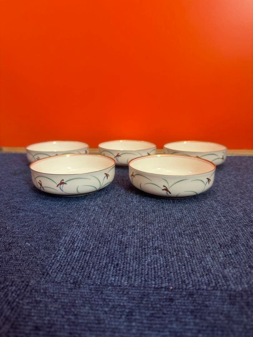 1703 香蘭社　リンドフィールド　小鉢　5客　金彩　未使用