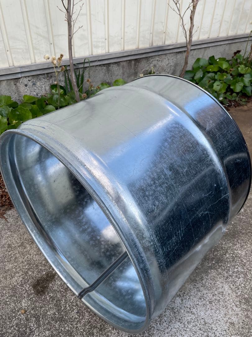 ひー ドラム缶 半切り プランター 上半分