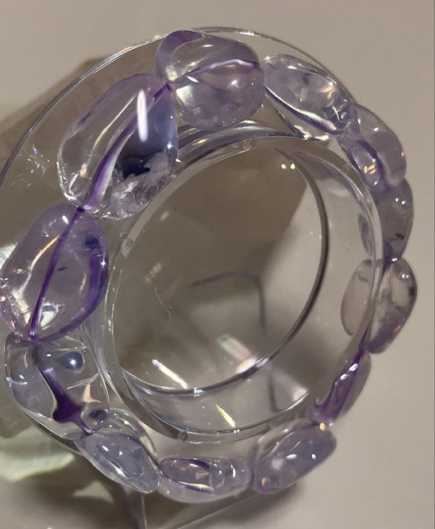 ⭐️ゆうこ様⭐️癒しのパワー強め❣️ 高品質スコロライト　ブレスレット　レインボー