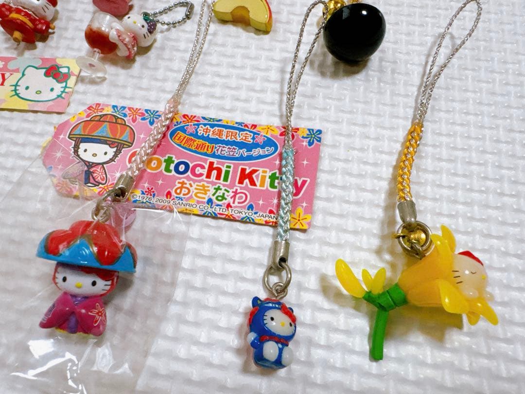 キティ　根付けストラップ　13個　ワインキティ