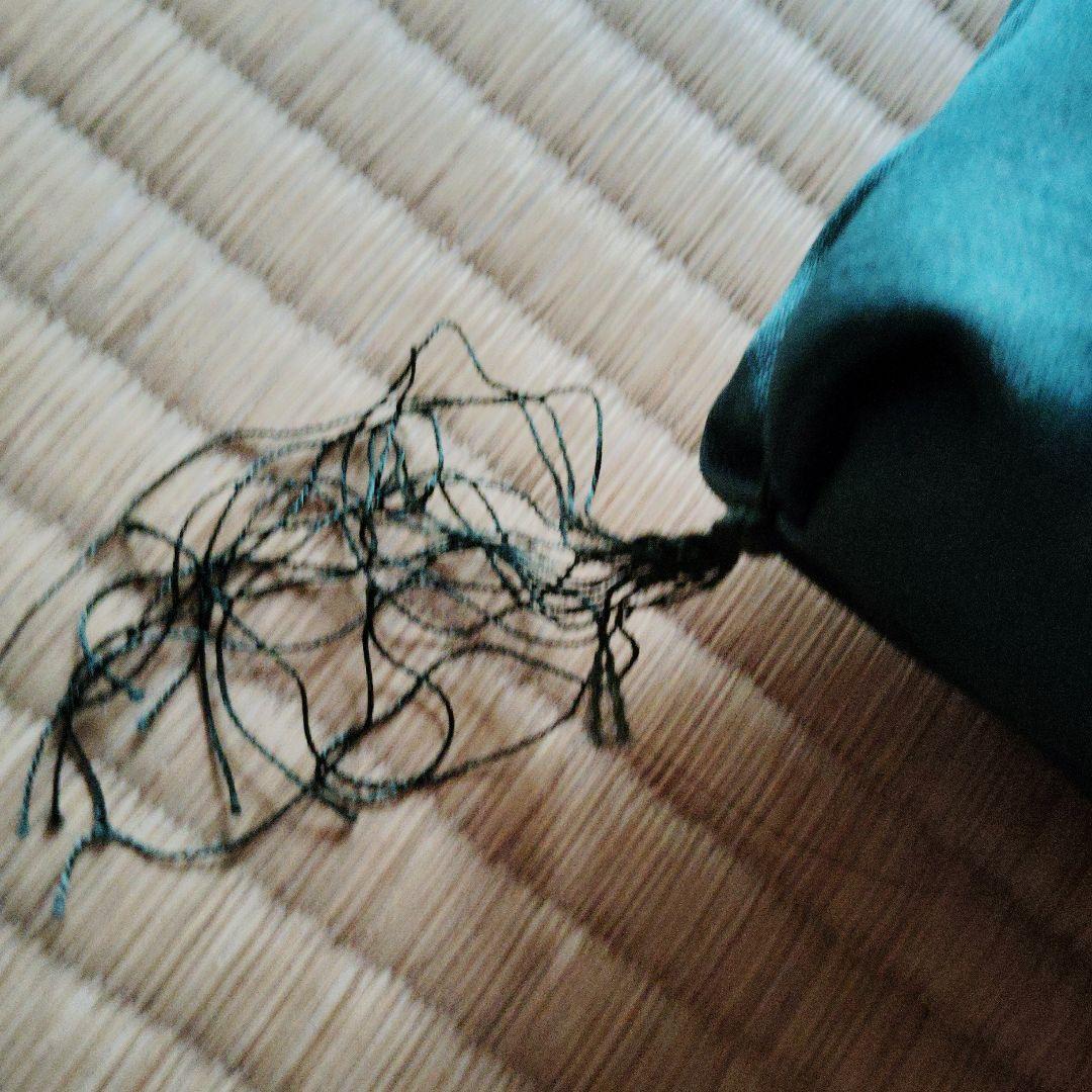 特製　グリーン　花模様　婚礼座布団高級品　5枚 仏間和室　冠婚葬祭