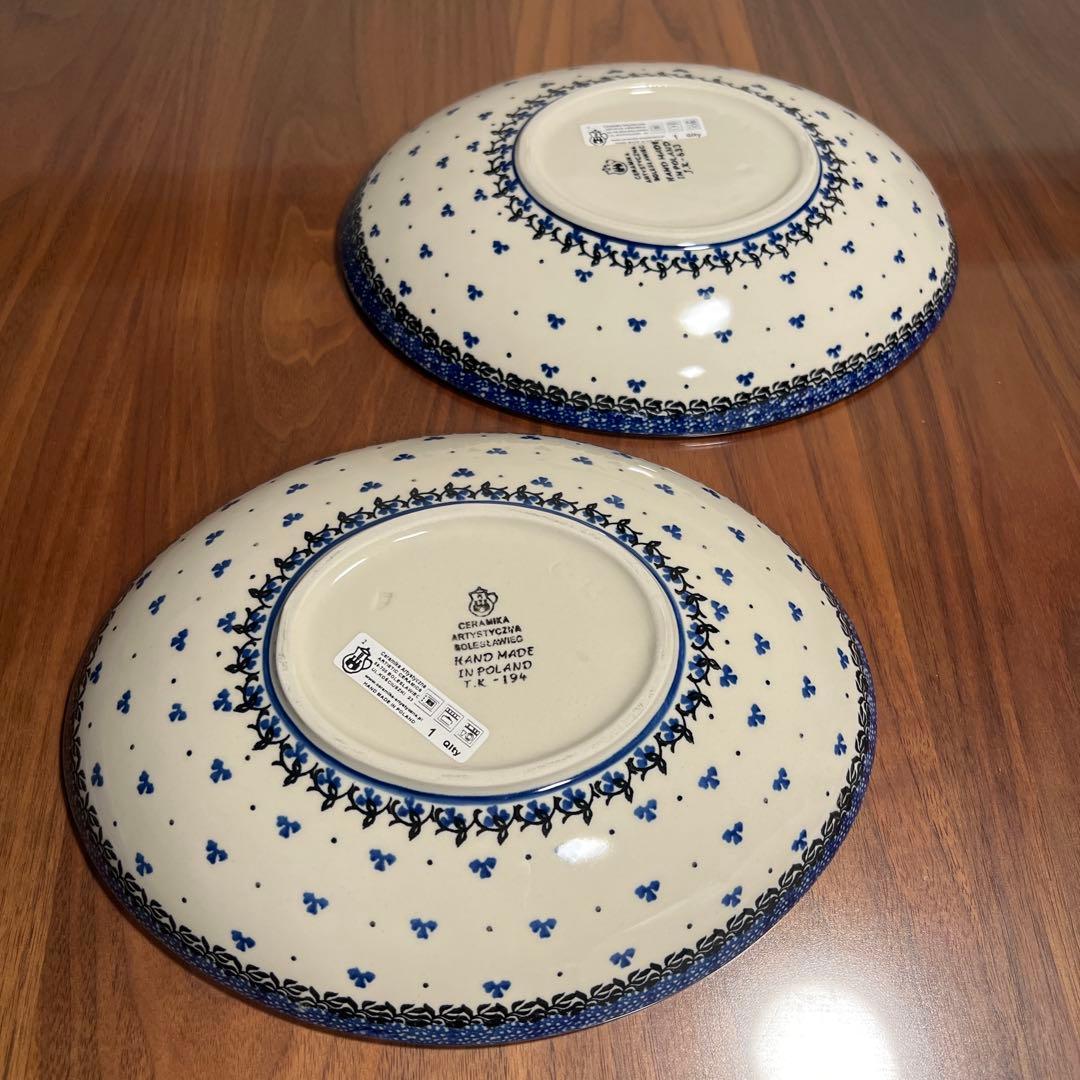【新品未使用】ポーランド食器　ツェラミカ　セラミカ　ヤポニア　お皿 2枚セット