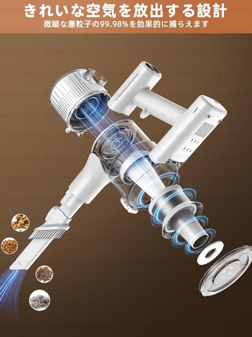 掃除機 コードレス【2025絶賛販売中・全体性能アップ!】 45000Pa