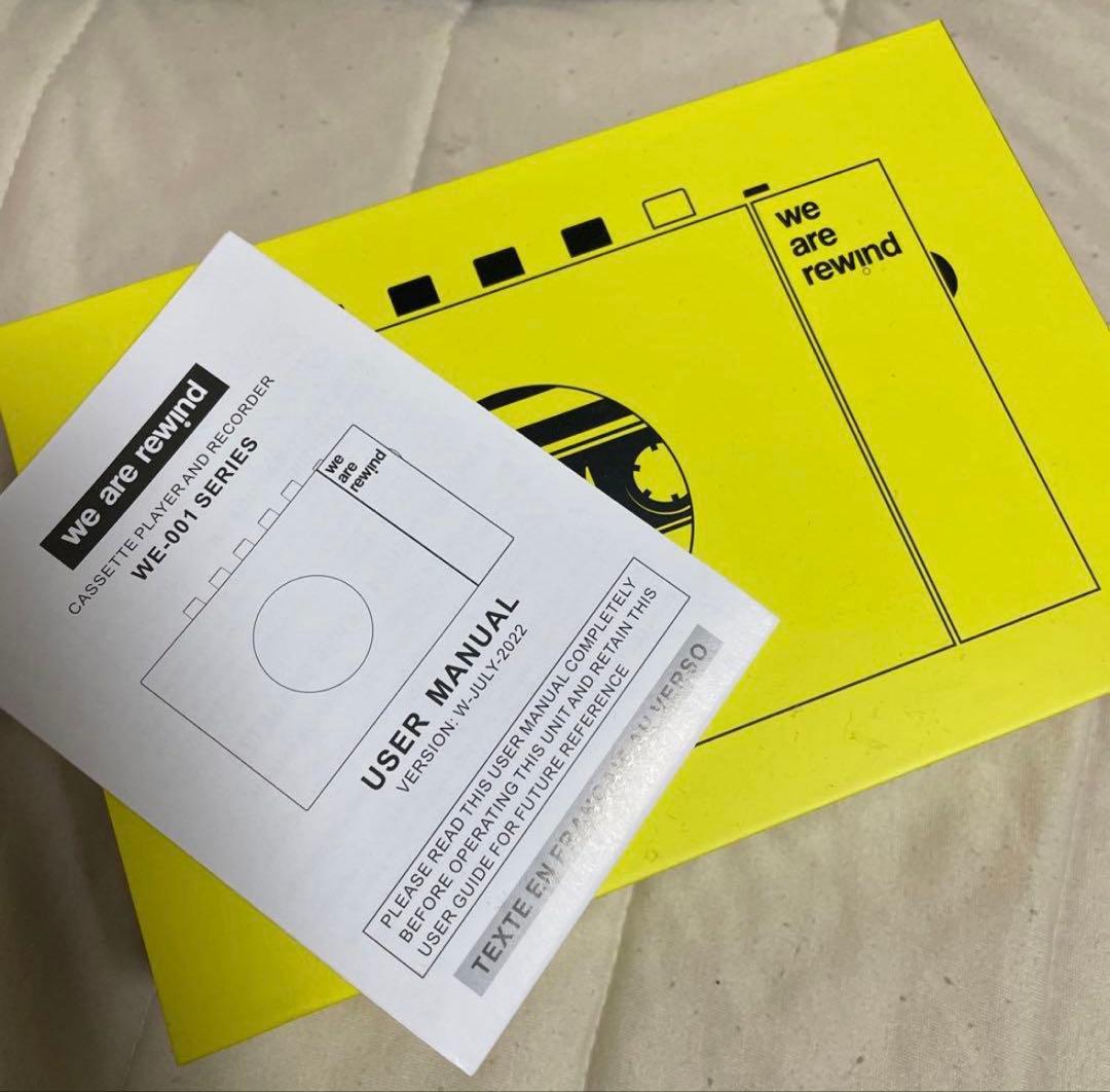 we are rewind カセットテープ風オーディオ機器